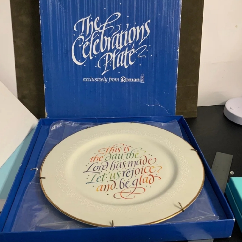 Vintage Celebrations Plate